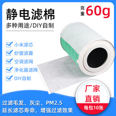 DIY小米空氣凈化器濾芯靜電棉防塵濾紙除pm2.5空調(diào)濾網(wǎng)初效過濾棉